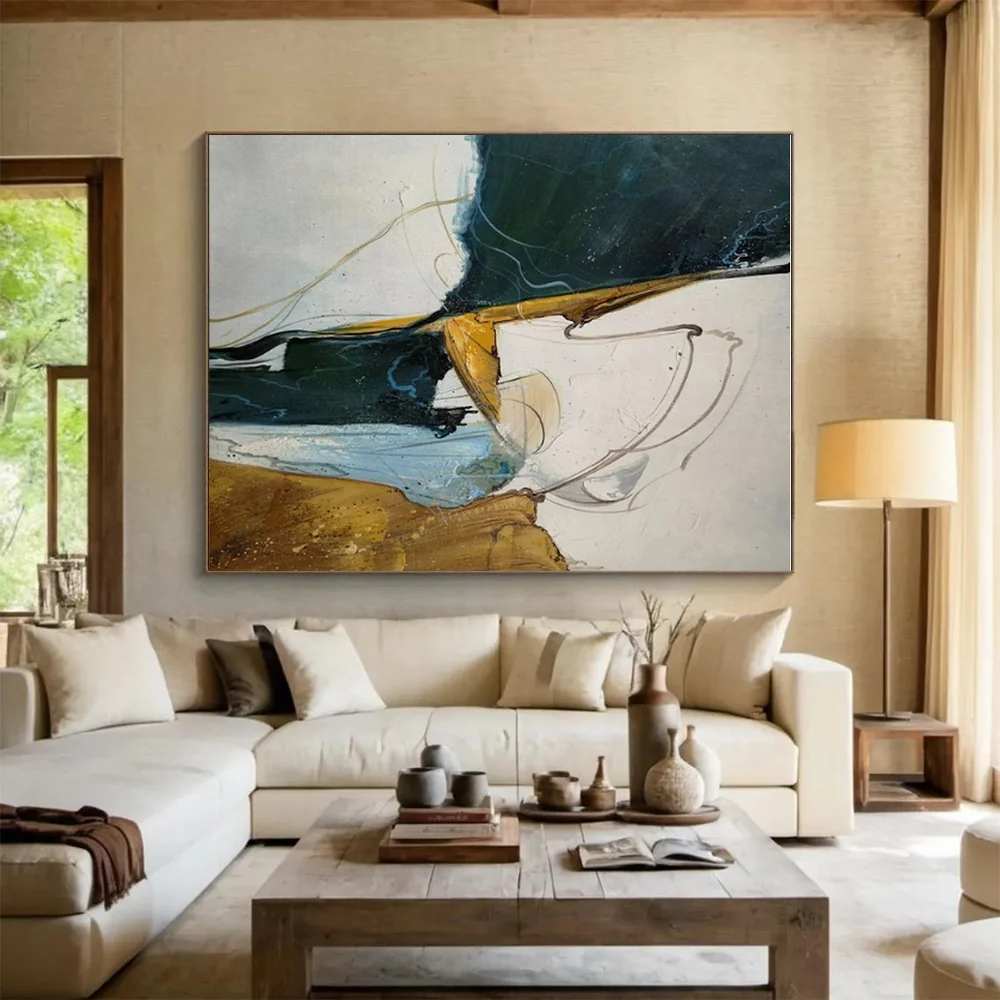 Office_Days_Nature_White_Abstract_Canvas_Artwork_ZWZ56 wall art